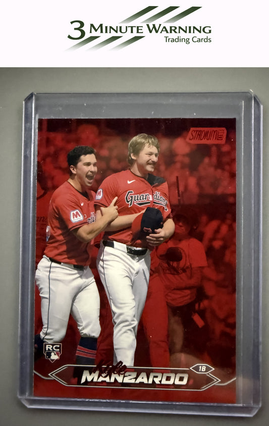 2024 Stadium Club #160 Kyle Manzardo Red Foil