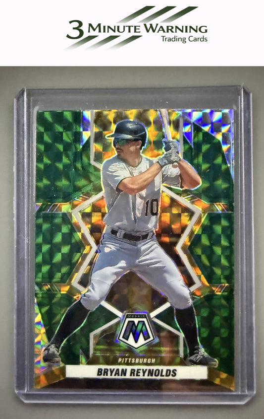 2022 Panini Mosaic #65 Bryan Reynolds Green Mosaic