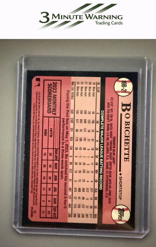2024 Topps #89B-21 Bo Bichette 1989 Topps Baseball 35th Anniversary (Series One)