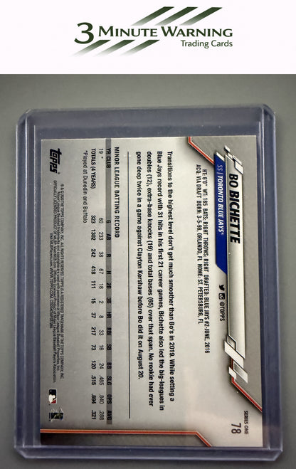 2020 Topps #78 Bo Bichette