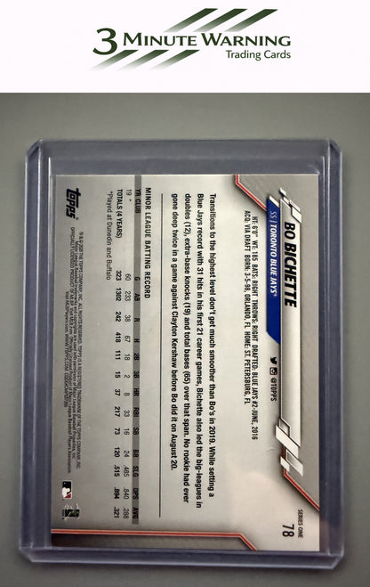 2020 Topps #78 Bo Bichette