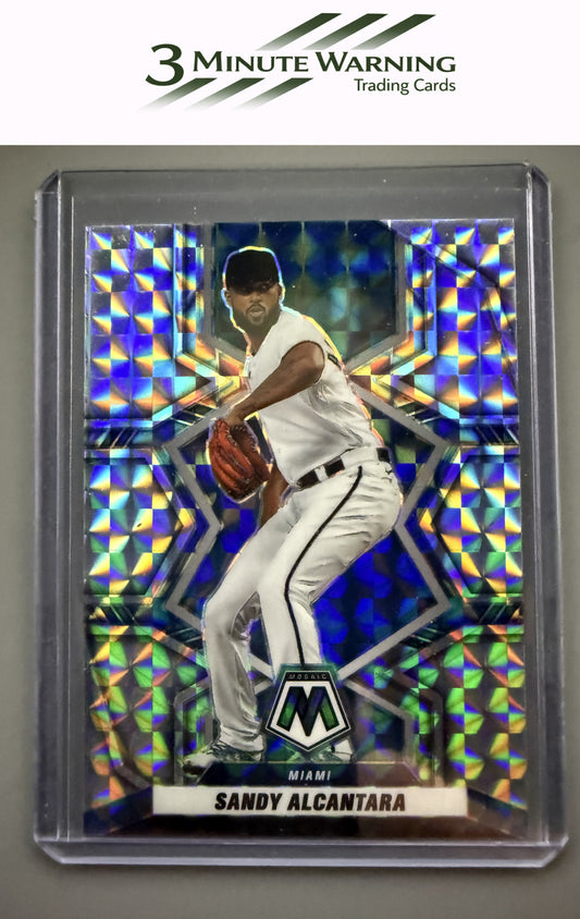 2022 Panini Mosaic #117 Sandy Alcantara Mosaic