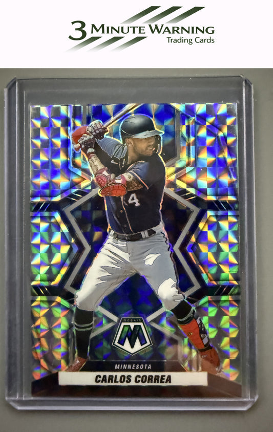2022 Panini Mosaic #123 Carlos Correa Mosaic