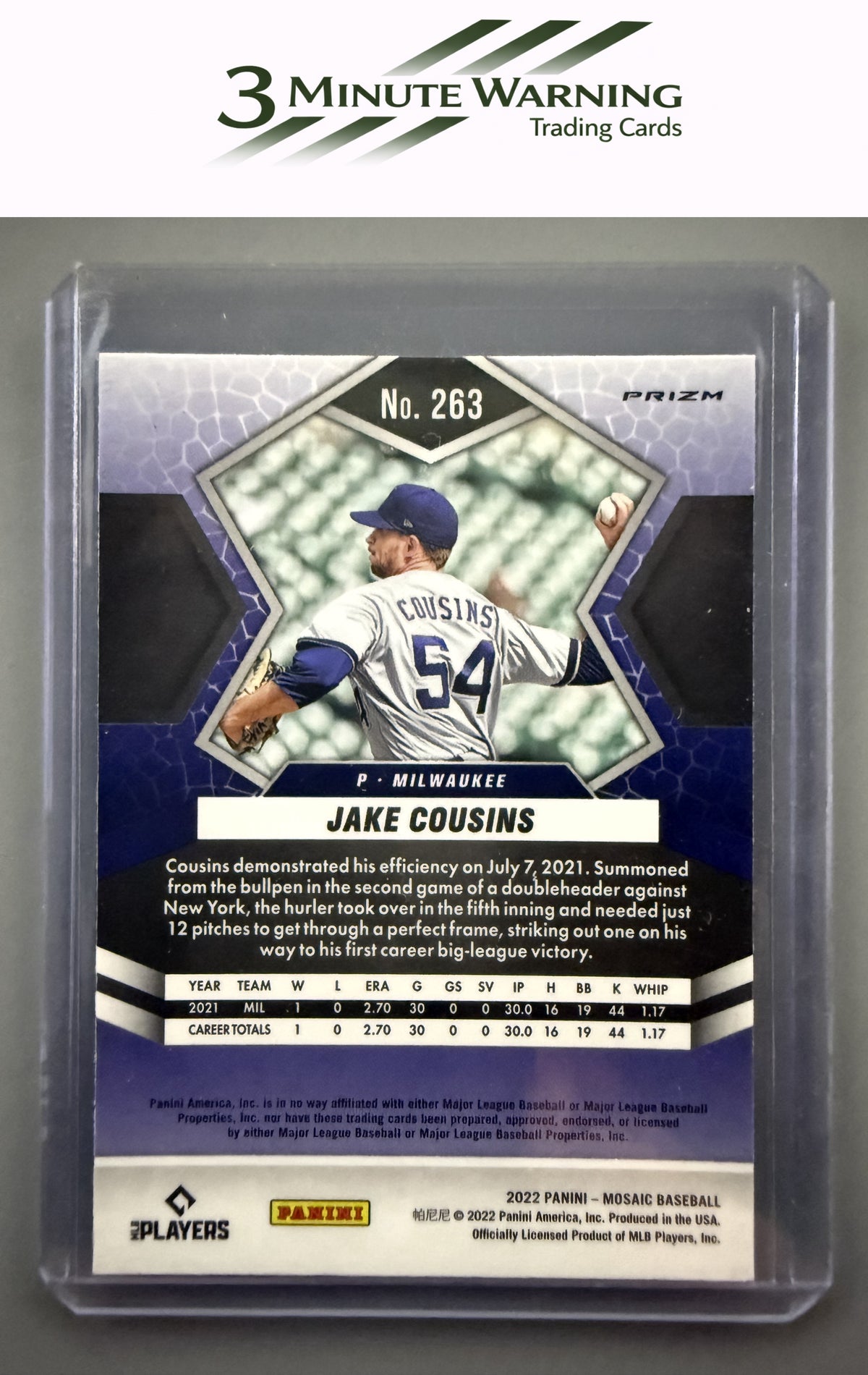 2022 Panini Mosaic #263 Jake Cousins Mosaic