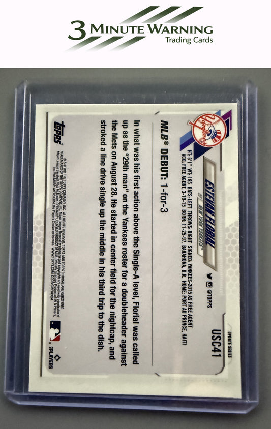 2021 Topps Chrome Update #USC41 Estevan Florial