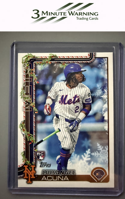 2025 Topps Holiday #H113 Luisangel Acuña
