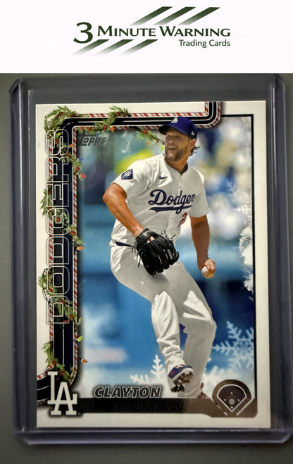 2025 Topps Holiday #H126 Clayton Kershaw