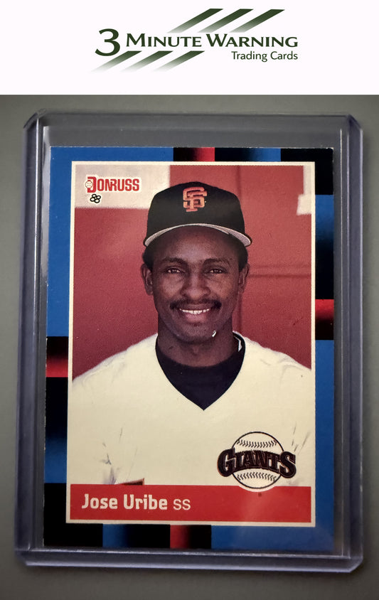 1988 Donruss #559b Jose Uribe