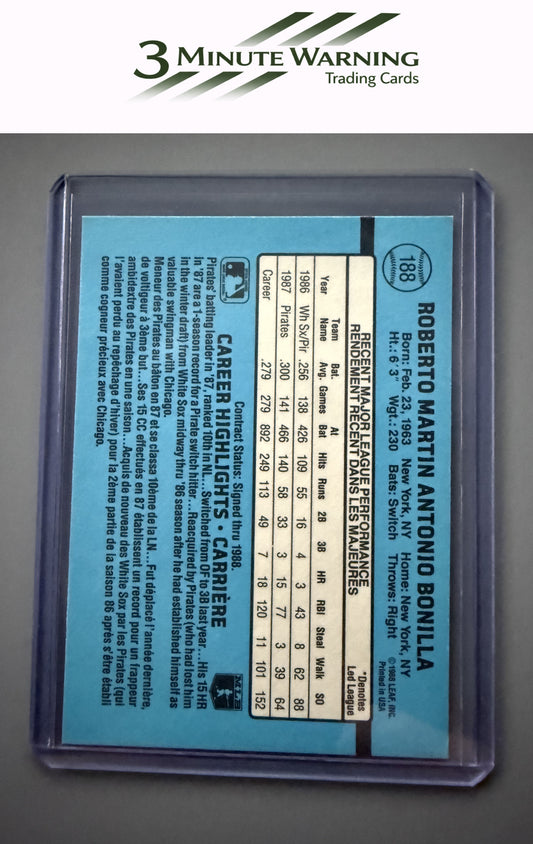 1988 Donruss #238b Bobby Bonilla