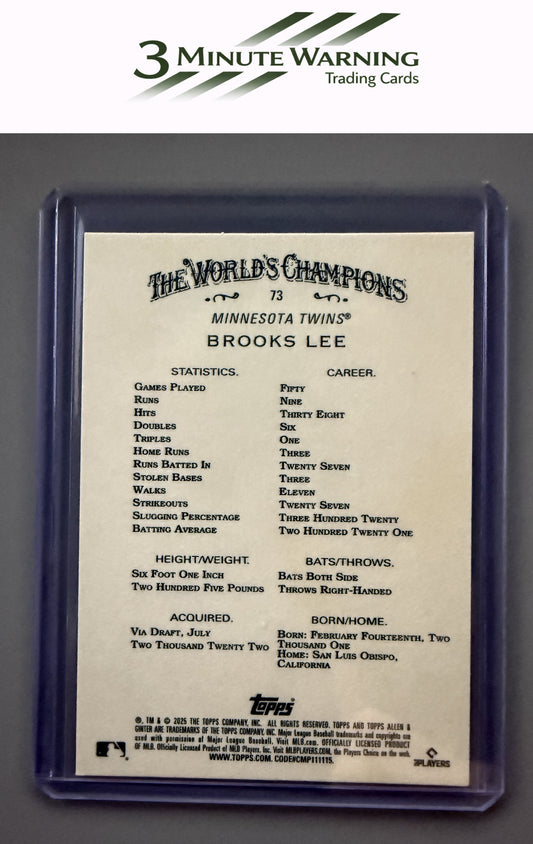 2025 Topps Allen & Ginter #73 Brooks Lee