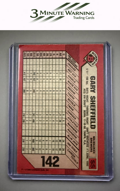 1989 Bowman #142 Gary Sheffield