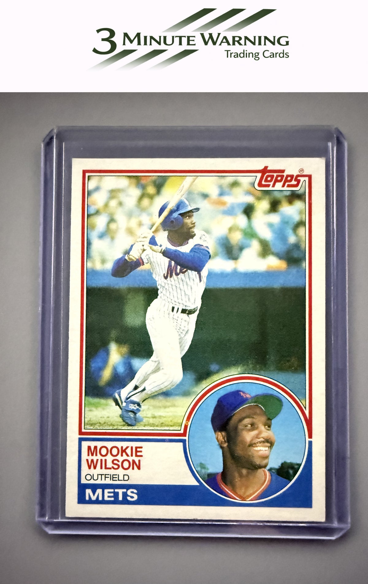 1983 Topps #55 Mookie Wilson