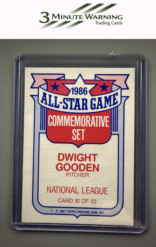 1987 Topps #10 Dwight Gooden Glossy All-Stars