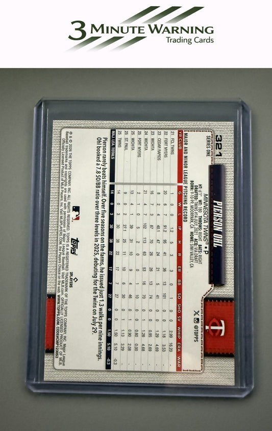 2026 Topps #321 Pierson Ohl