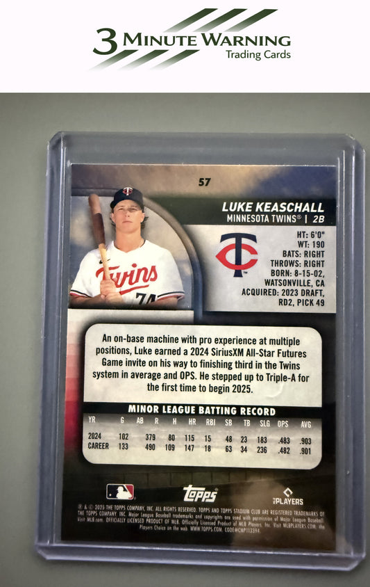 2025 Stadium Club #57 Luke Keaschall