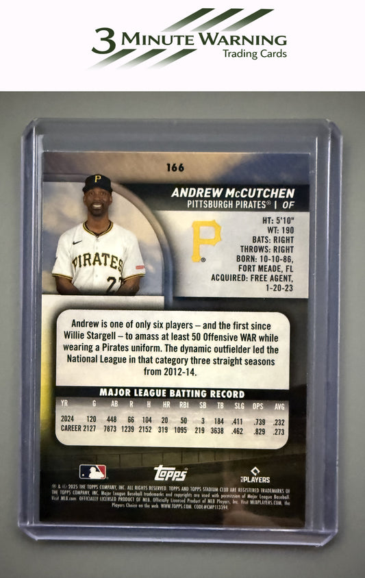 2025 Stadium Club #166 Andrew McCutchen