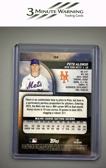 2025 Stadium Club #155 Pete Alonso