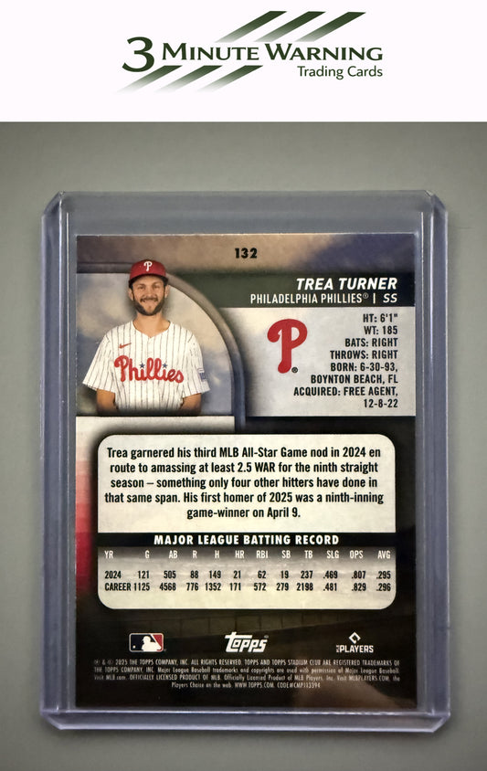 2025 Stadium Club #132 Trea Turner