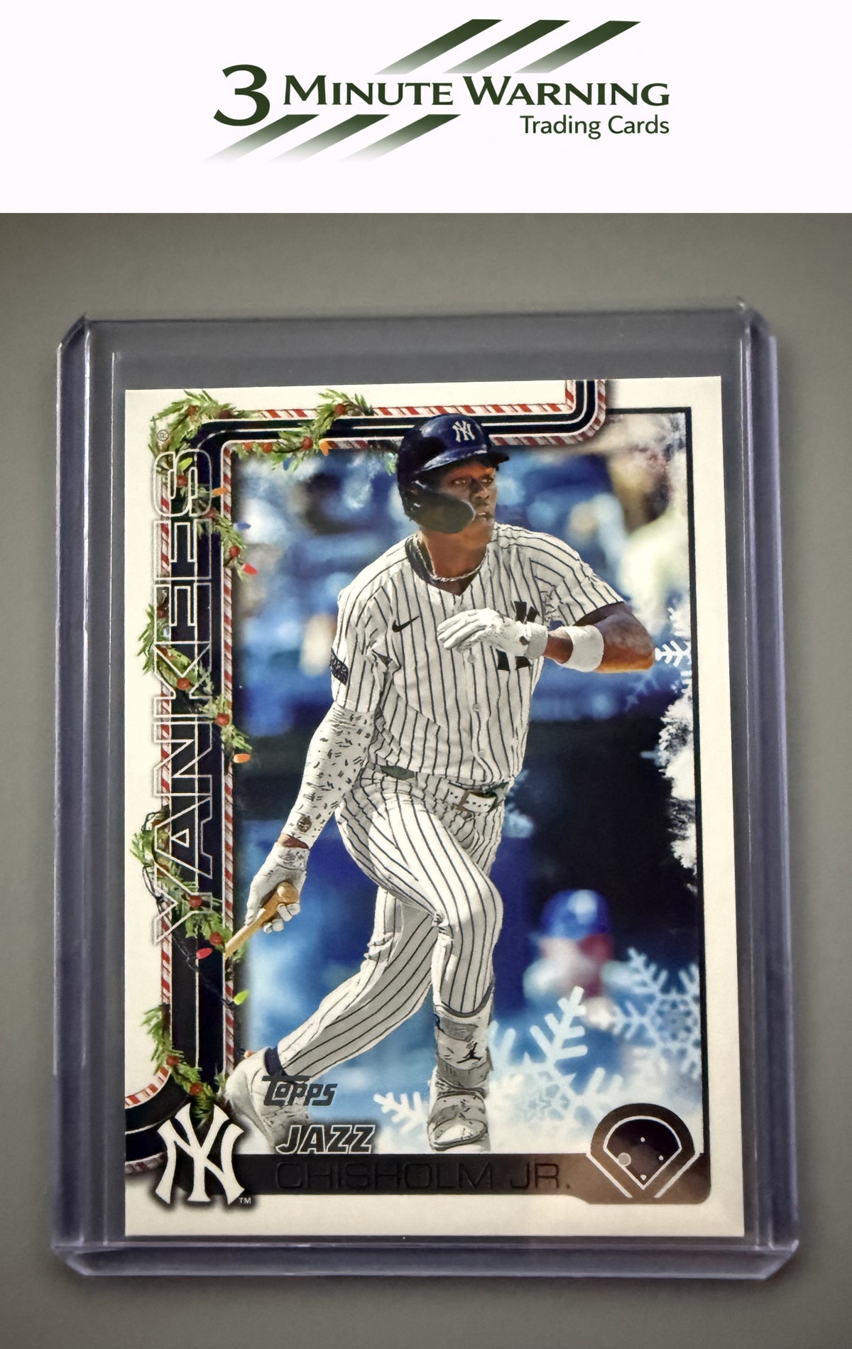 2025 Topps Holiday #H176 Jazz Chisholm Jr.