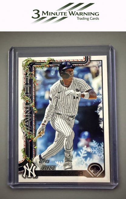 2025 Topps Holiday #H176 Jazz Chisholm Jr.