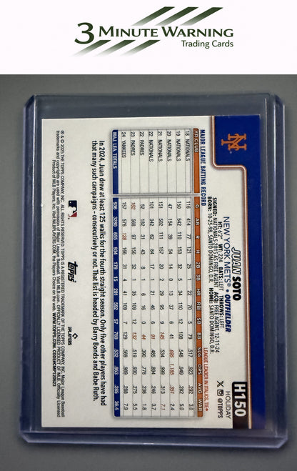 2025 Topps Holiday #H150b Juan Soto
