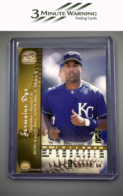 1998 Pacific Paramount #54 Jermaine Dye Red