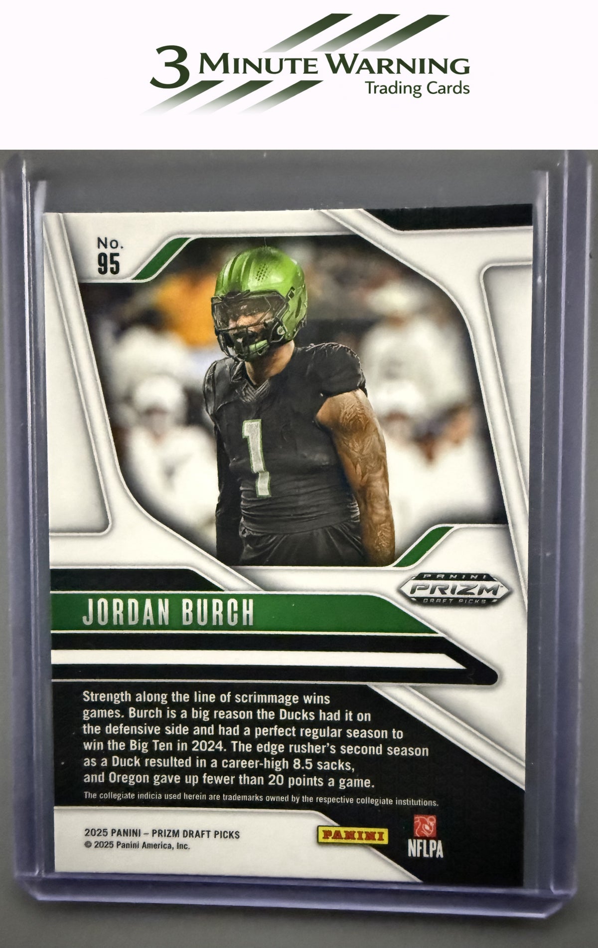 2025 Panini Prizm Draft Picks #95 Jordan Burch