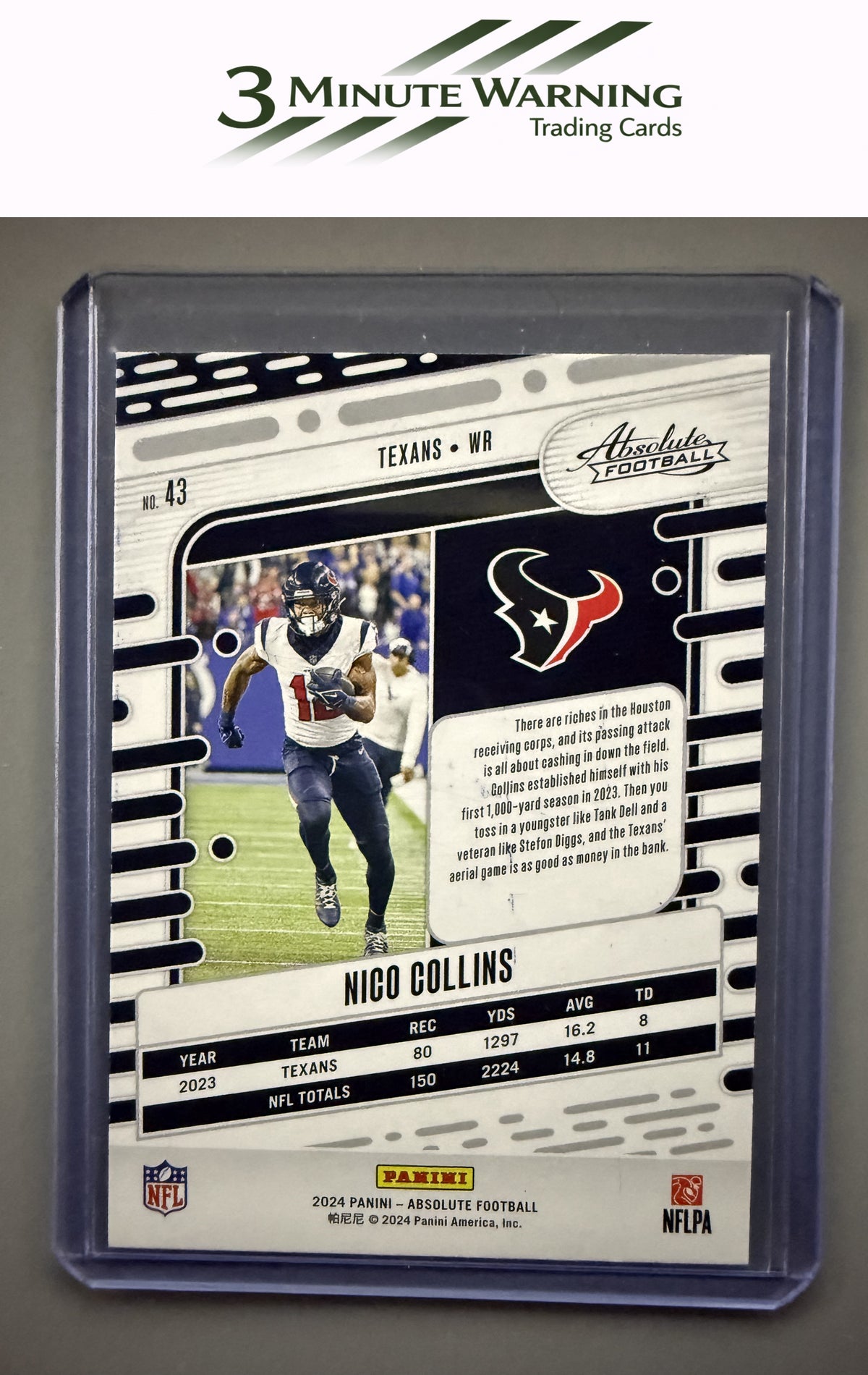 2024 Panini Absolute #43 Nico Collins