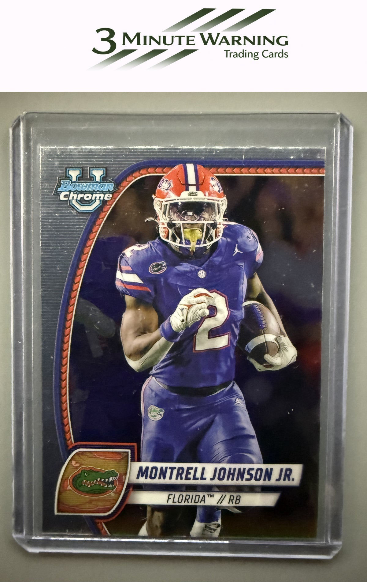 2024 Bowman University Chrome #133 Montrell Johnson Jr.