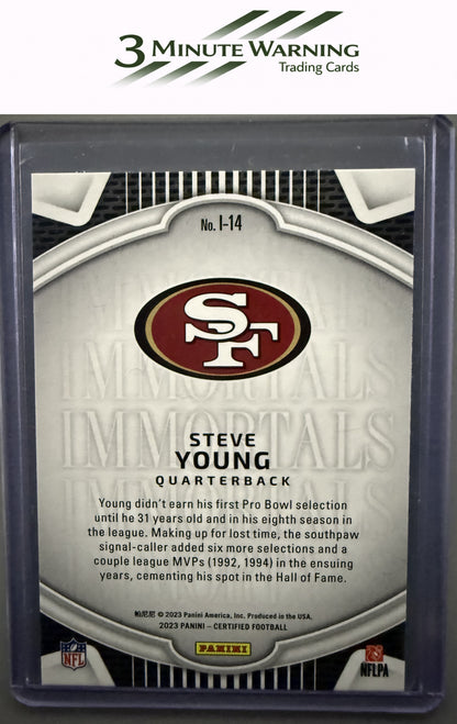 2023 Panini Certified #I-14 Steve Young Immortals