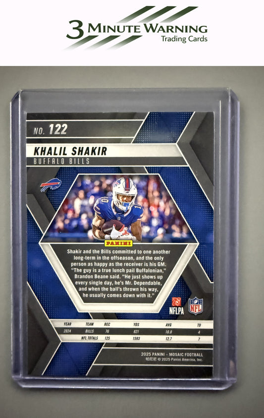 2025 Panini Mosaic #122 Khalil Shakir