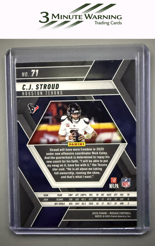 2025 Panini Mosaic #71 C.J. Stroud