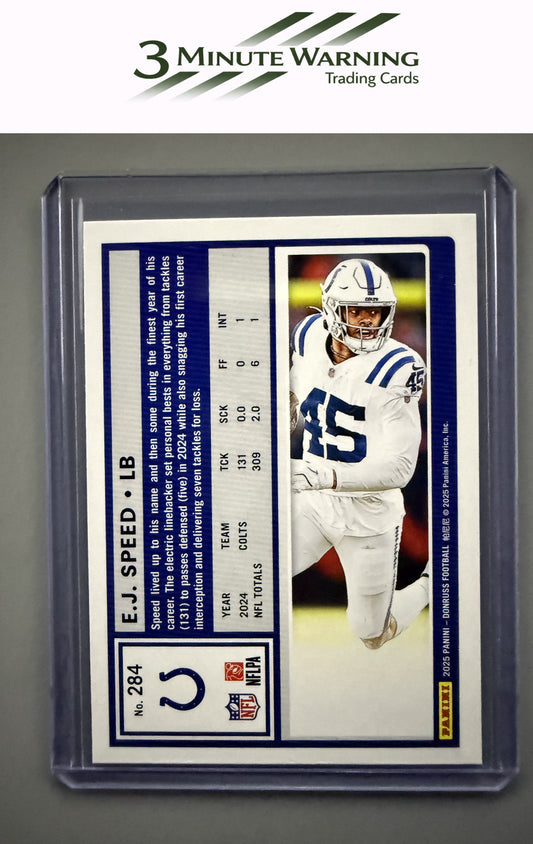 2025 Donruss #284 E.J. Speed Press Proofs Blue