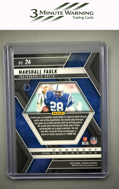 2025 Panini Mosaic #26 Marshall Faulk