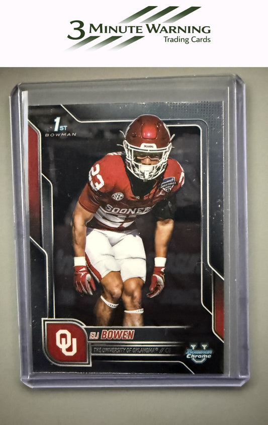 2025 Bowman University Chrome #107 Eli Bowen