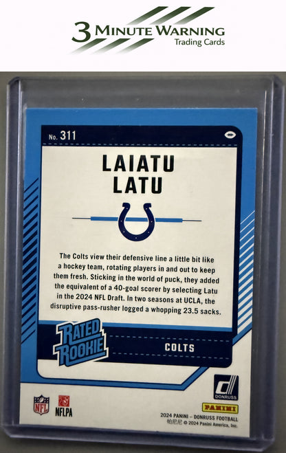 2024 Donruss #311 Laiatu Latu
