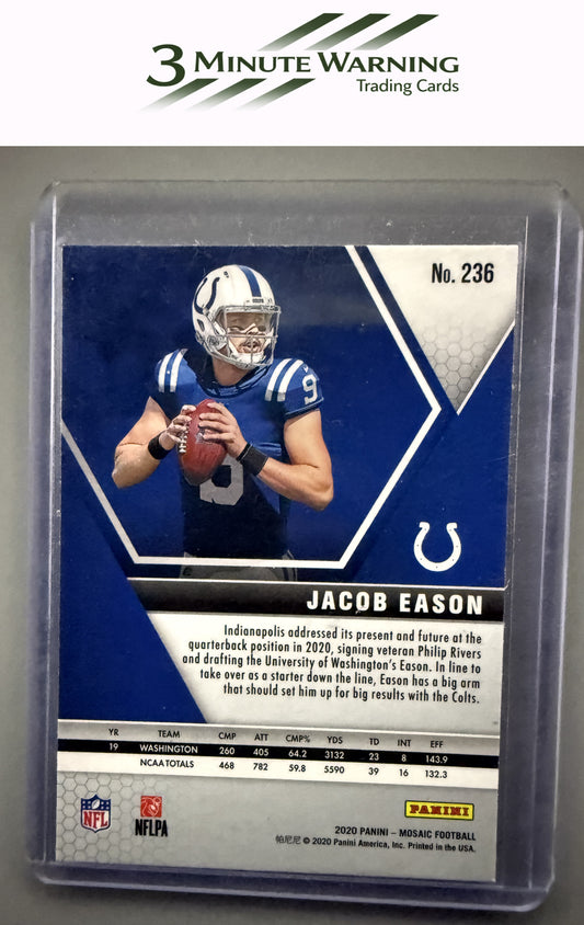 2020 Panini Mosaic #236 Jacob Eason