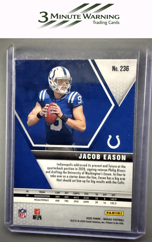 2020 Panini Mosaic #236 Jacob Eason