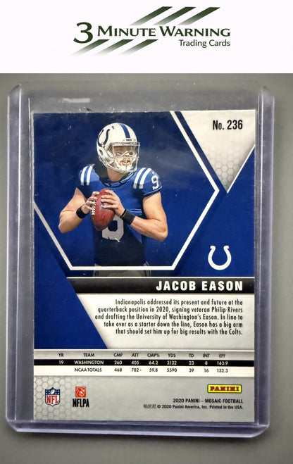 2020 Panini Mosaic #236 Jacob Eason