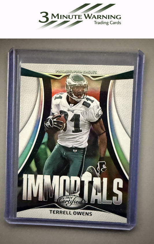 2024 Panini Certified #18 Terrell Owens Immortals