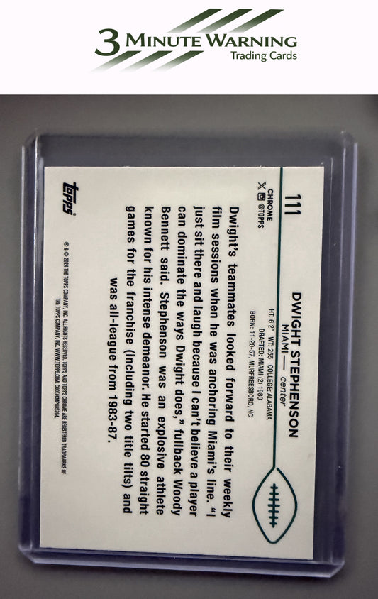 2024 Topps Chrome #111 Dwight Stephenson