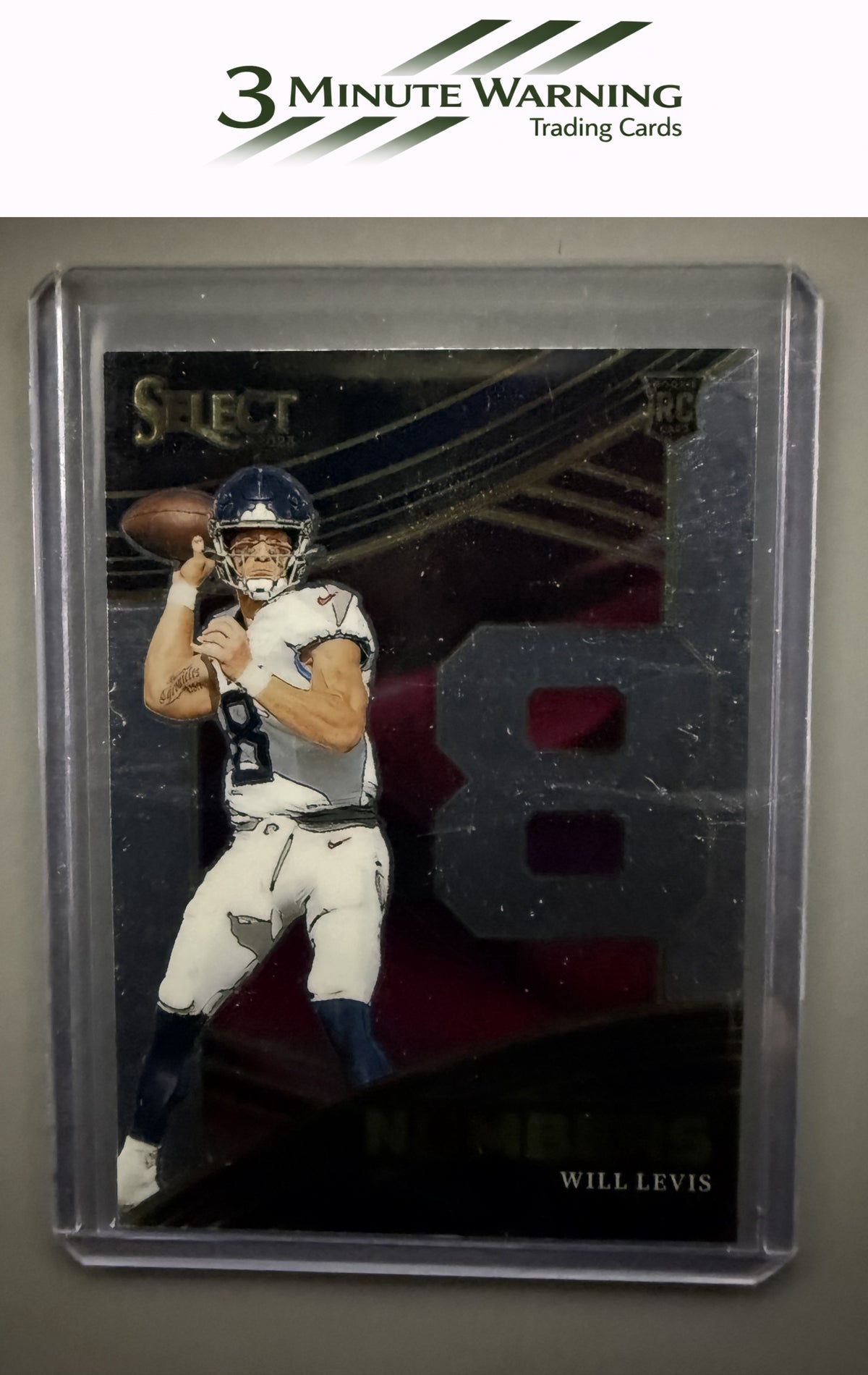 2023 Panini Select #NMB-WLE Will Levis Numbers