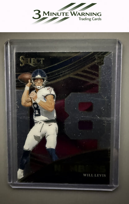 2023 Panini Select #NMB-WLE Will Levis Numbers