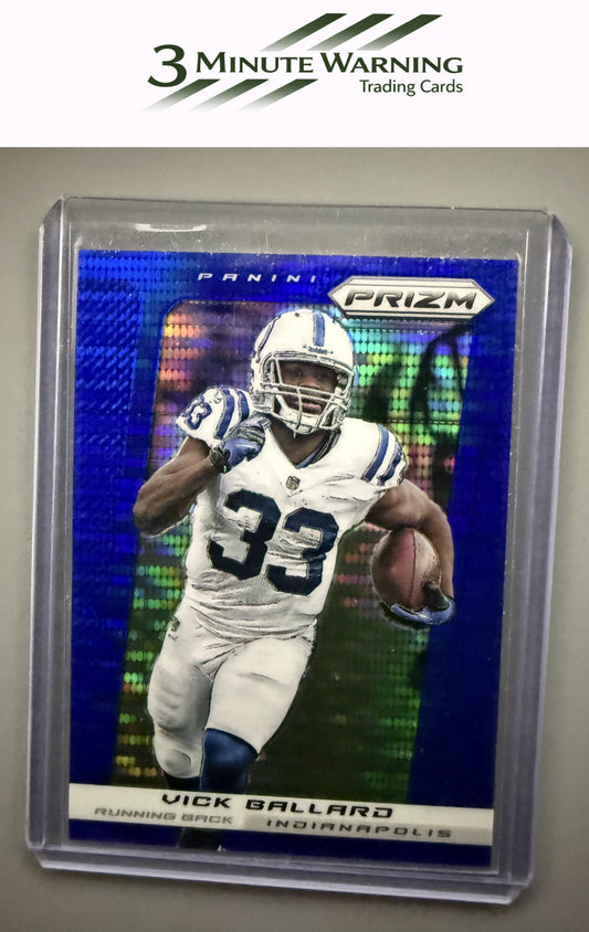 2013 Panini Prizm #36 Vick Ballard Prizm Blue Pulsar