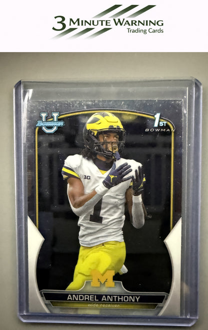 2022 Bowman University Chrome #63 Andrel Anthony