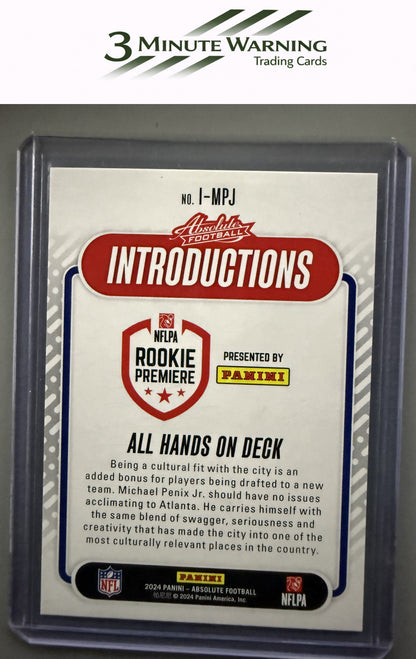 2024 Panini Absolute #I-MPJ Michael Penix Jr. Introductions
