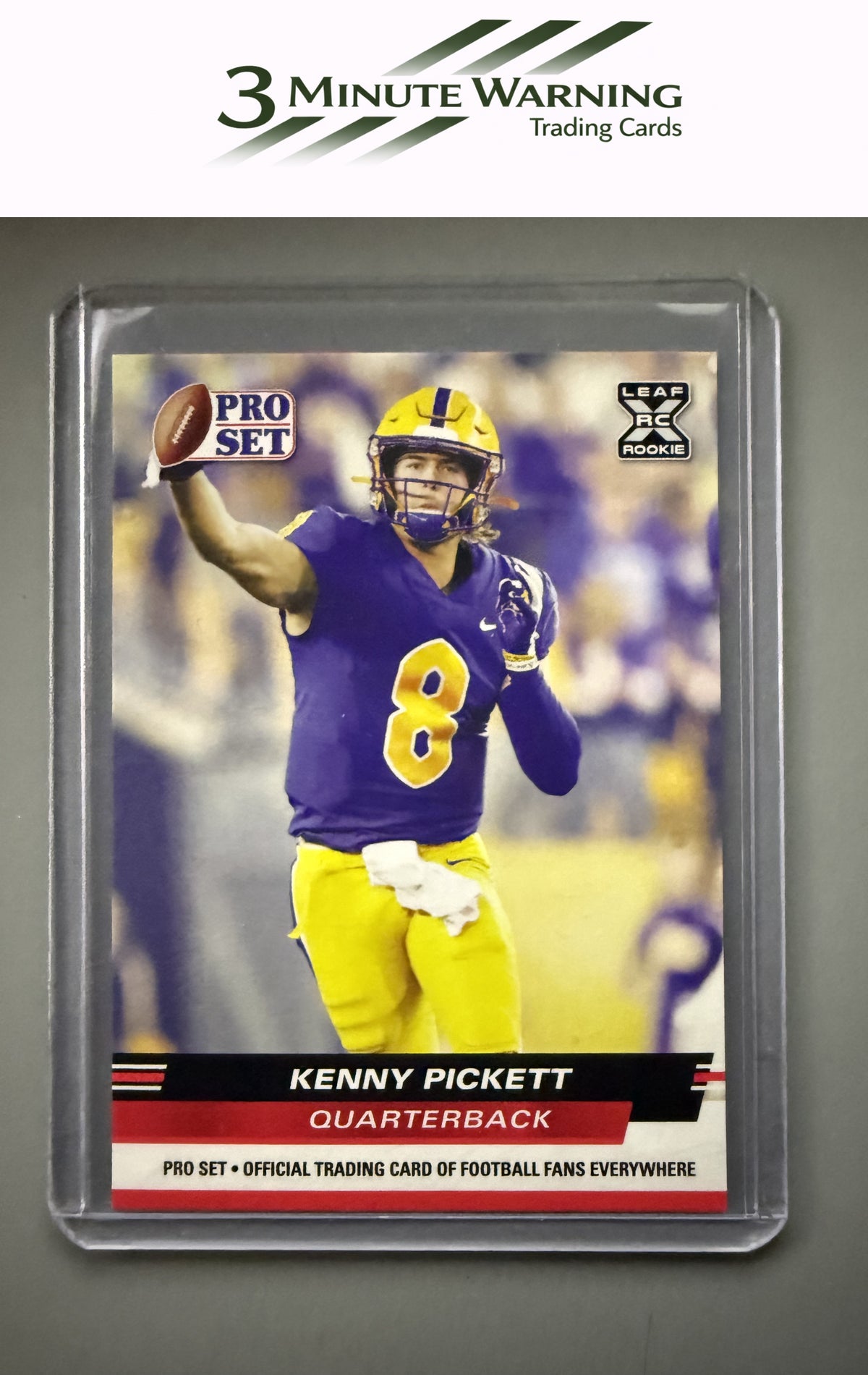 2022 Pro Set Draft #PS-10 Kenny Pickett Red
