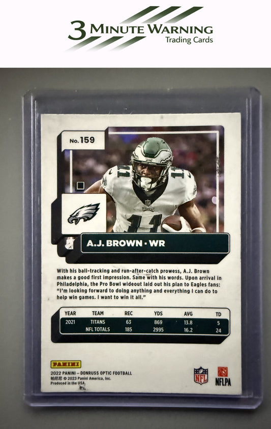 2022 Donruss Optic #159 A.J. Brown