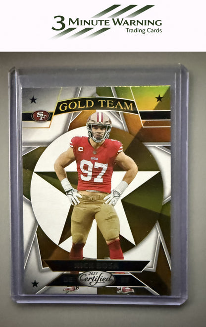 2023 Panini Certified #GT-16 Nick Bosa Gold Team