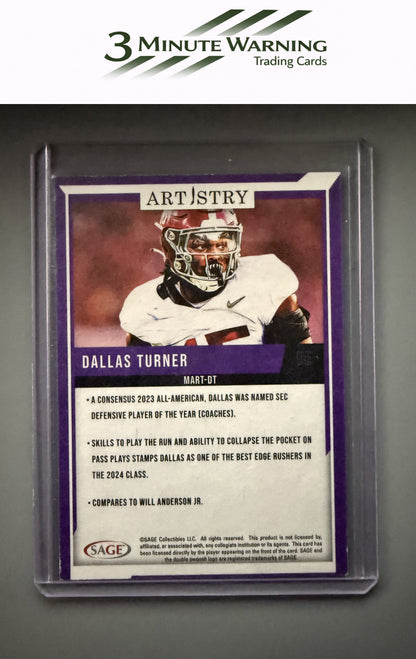 2024 SAGE HIT #MART-DT Dallas Turner Artistry Purple